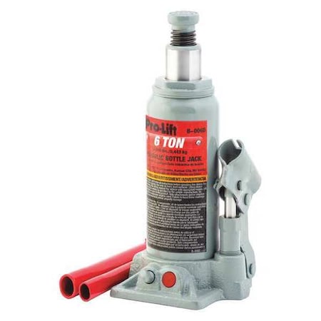 Bottle Jack, Hydraulic, 6 tons MPN:B-006D