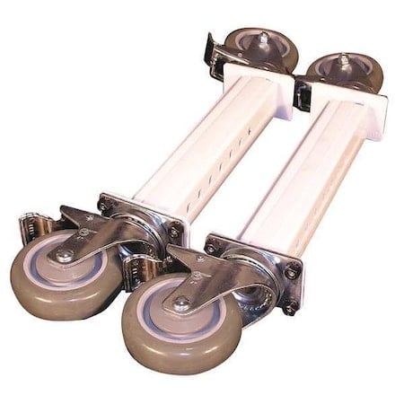 Plate Caster Kit, Polyurethane, 275 lb, PK4 MPN:HD/TLC-4627
