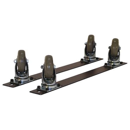 Plate Caster Kit, Polyurethane, 275 lb, PK4 MPN:TLC-4DNQS