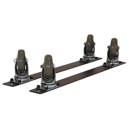 Plate Caster Kit, Polyurethane, 275 lb, PK4 MPN:TLC-4MVSQS