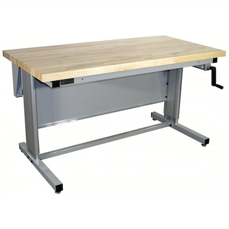 Workstation, Ergo, Solid Maple, Lt Gray MPN:EL7230M-A31
