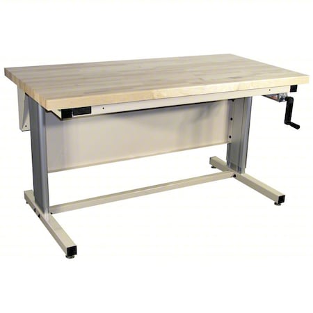 Workstation, Ergo, Solid Maple, Lt Beige MPN:EL7230M-H11