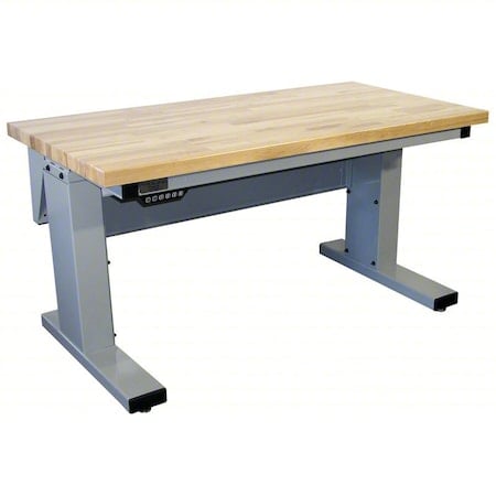 Workstation, Adjust, Solid Maple, Lt Gray MPN:MVSII6030M-A31