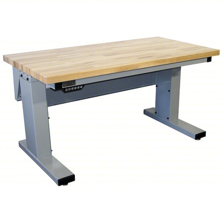 Workstation, Adjust, Solid Maple, Lt Gray MPN:MVSII7230M-A31