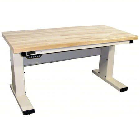 Workstation, Adjust, Solid Maple, Lt Beige MPN:MVSII7230M-H11
