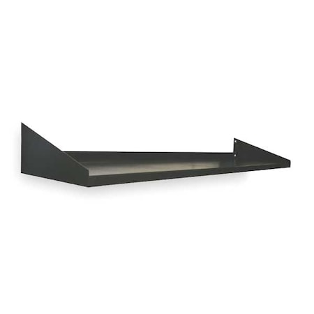 Cantilever Shelf, 72 W x 12 D x 4 H, Black MPN:BMCS1272