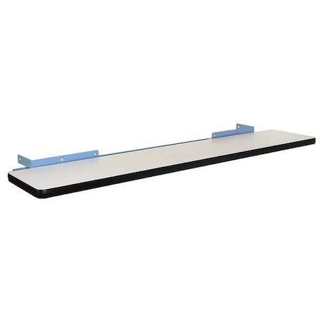 Cantilever Shelf, 60 W x 12 D x 2 H, Blue MPN:CSPL1260P-L14
