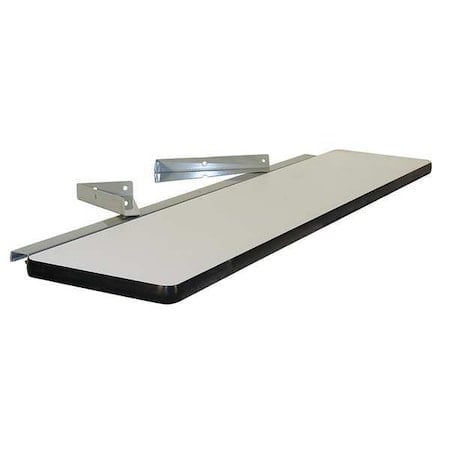 Cantilever Shelf, 72 W x 12 D x 2 H, Gray MPN:CSPL1272P-A31