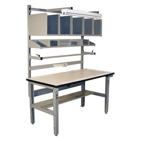 PackingTable, Gray, 750lb, 84inH, 60inL MPN:IWBPB6030C