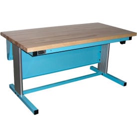 Pro-Line Ergoline Electric Height Adj. Workbench Maple Butcher Block Top72