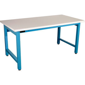 Pro-Line Adjustable Height Workbench with ESD Laminate Box Tube Legs 60