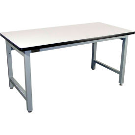 Pro-Line 72 x 30 HD7230P-HDLE-A31 Fixed Height Heavy Duty Workbench ESD Laminate Top - Gray HD7230P-HDLE-A31