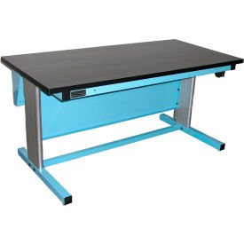 Pro-Line Ergoline Electric Height Adj. Workbench Black Chem-Guard 60