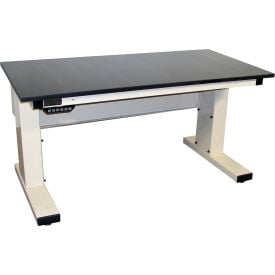 Pro-Line Millennium II Electric Adj. Height Lab Workbench Chem Guard Top 60