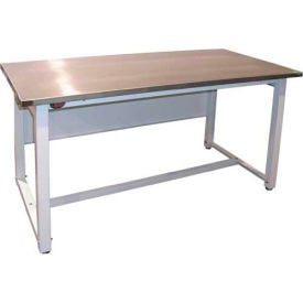 Pro-Line Industrial Workbench W/ Fixed Leg & Stainless Steel Square Edge 60