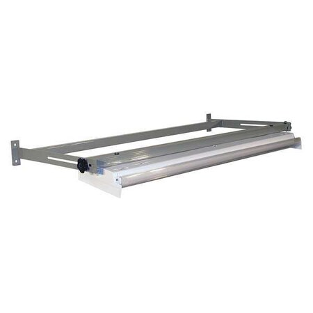 Task Light Frame, 60 W x 16 D x 30 H, Gray MPN:OLF60-F63A31