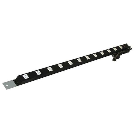 Power Strip, 12 Outlet(s) 6 ft., Gray MPN:ES48/ESMR60-A31