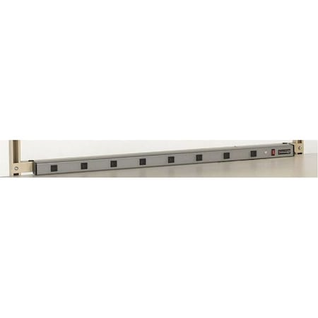 Power Strip, 8 Outlet(s) 6 ft., Beige MPN:ES48/ESMR72
