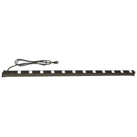 Power Strip, 12 Outlet(s) 6 ft., Black MPN:MO/ES48