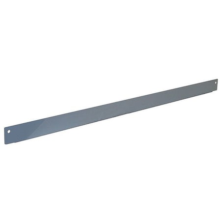 Bin Rail, 60 W x 1-1/2 D x 2-5/8 H, Blue MPN:BH60-L14