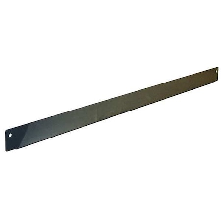 Bin Rail, 72 W x 1-1/2 D x 2-5/8 H, Gray MPN:BH72-A31