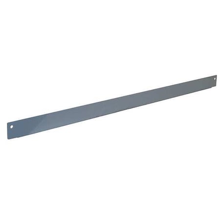 Bin Rail, 72 W x 1-1/2 D x 2-5/8 H, Blue MPN:BH72-L14