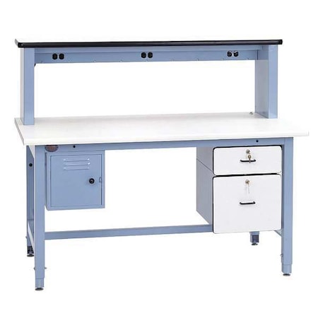 Bolted Technical Work Benches, Laminate, 60