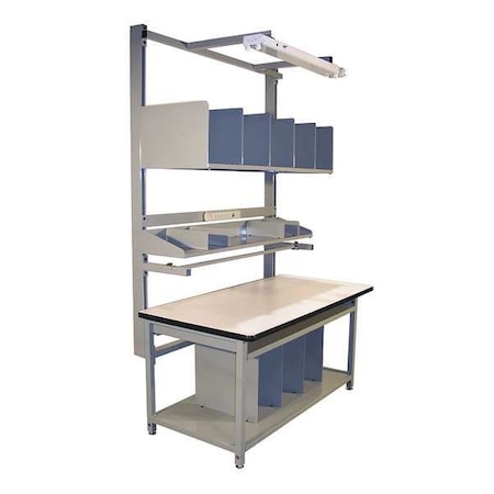 Bolted Packaging Work Benches, ESD Laminate, 60
