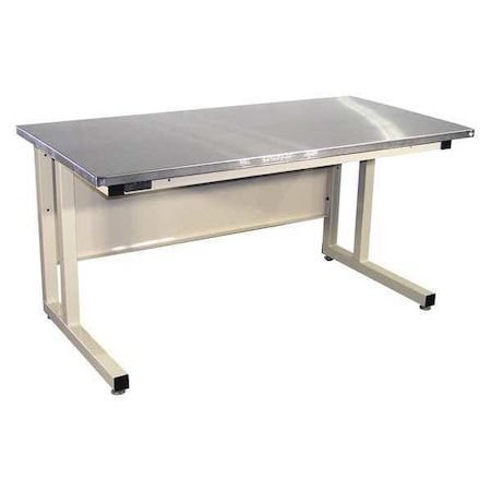 Workstation, Stainless Steel, Lt Beige MPN:CHD6030S-H11