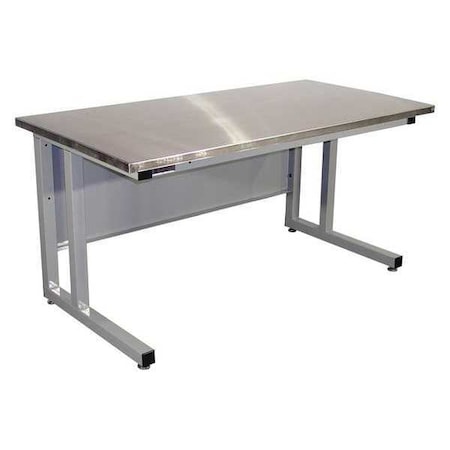Workstation, Stainless Steel, Lt Gray MPN:CHD7230S-A31