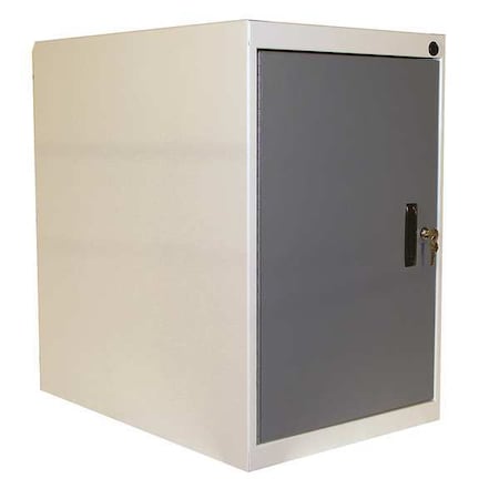 Cabinet Pedestal, 26Wx26Dx26H, White/Blue MPN:CSDL26-627-607