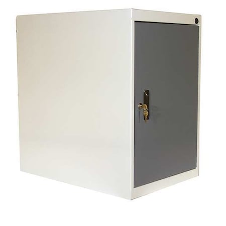 Overhead Cabinet, 26Wx12Dx14H, White/Blue MPN:CSDR-627-607