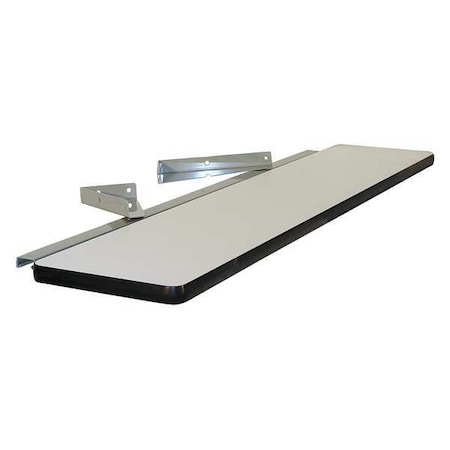 Upper Shelf, 72 W x 12 D x 3/4 in. H, Gray MPN:CSPL1272PL A31