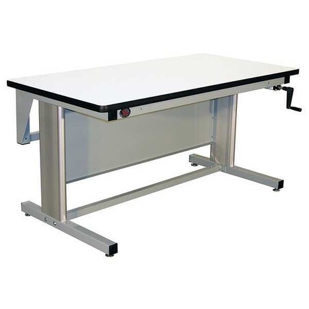 Laminate, 60 in W, 30 in to 42 in Height, 330 lb, Cantilever MPN:EL603030 PL A31