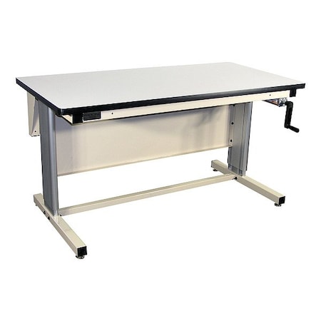 Laminate, 60 in W, 30 in to 42 in Height, 330 lb, Cantilever MPN:EL603030 PL H11