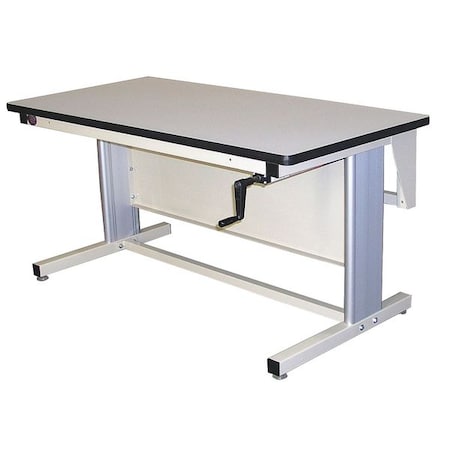 Laminate, 60 in W, 30 in to 42 in Height, 330 lb, Cantilever MPN:EL603030CA31