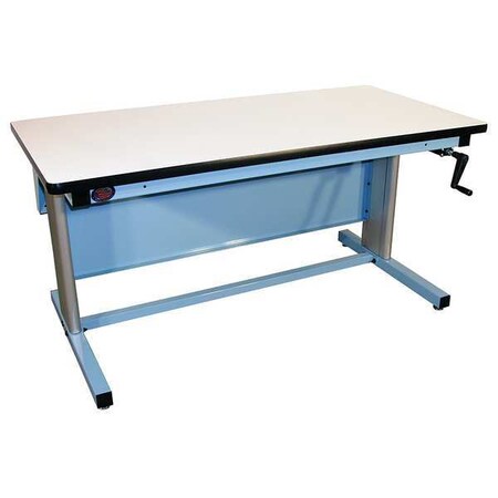 Laminate, 72 in W, 30 in to 42 in Height, 330 lb, Cantilever MPN:EL723030PL L14