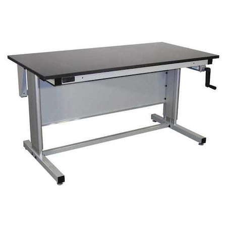 Workstation, Ergo, Epoxy Resin, Lt Gray MPN:EL7230E-A31