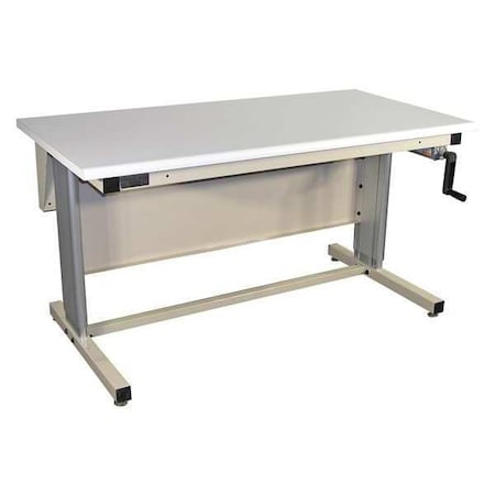Workstation, Ergo, Plastic, Roll Edge, Beige MPN:EL7230P-H11-SW806-PF90