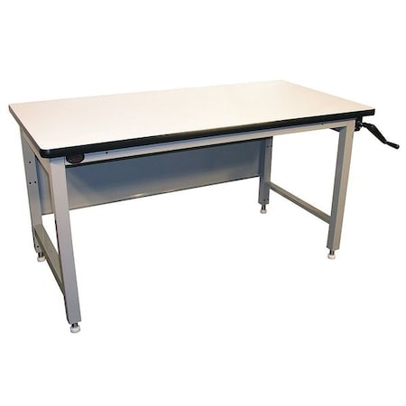 Hand Crank Ergo-line Heavy Duty Work Bench, Laminate, 72
