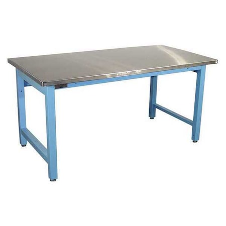 Workstation, Stainless Steel, Lt Blue MPN:HD6036S/HDLE-L14