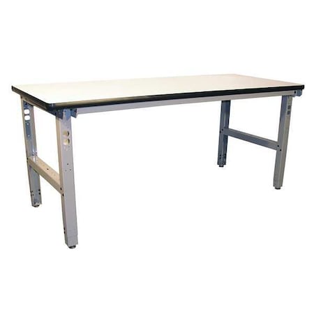 Bolted Workbench, Laminate, 72 in W, 30 in to 36 in Height, 850 lb, Straight MPN:IWB7230C