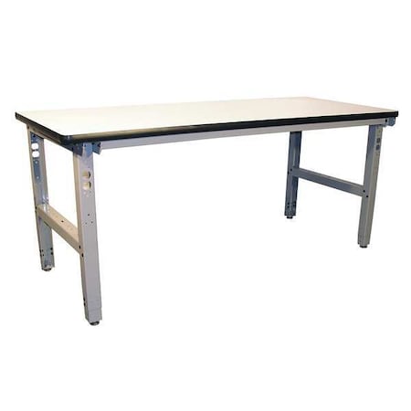 Bolted Workbench, Laminate, 72 in W, 30 in to 36 in Height, 850 lb, Straight MPN:IWB7236C