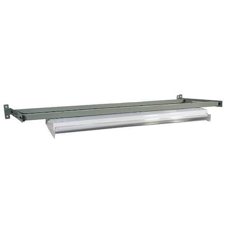 Overhead Light/Frame, 60W x 26D x 5H, Gray MPN:IWBOLF60
