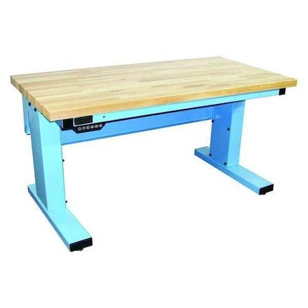 Workstation, Adjust, Solid Maple, Lt Blue MPN:MVSII6030M-L14