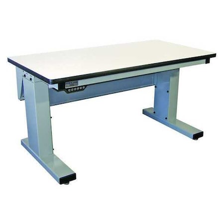 Workstation, Adjust, Plastic, Lt Gray MPN:MVSII6030P-A31-SW806-BLT