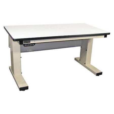 Workstation, Adjust, Plastic, Lt Beige MPN:MVSII6030P-H11-SW806-BLT