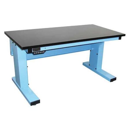 Workstation, Adjust, Epoxy Resin, Lt Blue MPN:MVSII7230E-L14