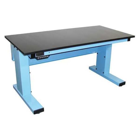 Workstation, Adjust, Chemguard, Lt Blue MPN:MVSII7230G-L14