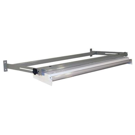 Overhead Light/Frame, 60W x 12D x 6H, Gray MPN:OLF60-A31